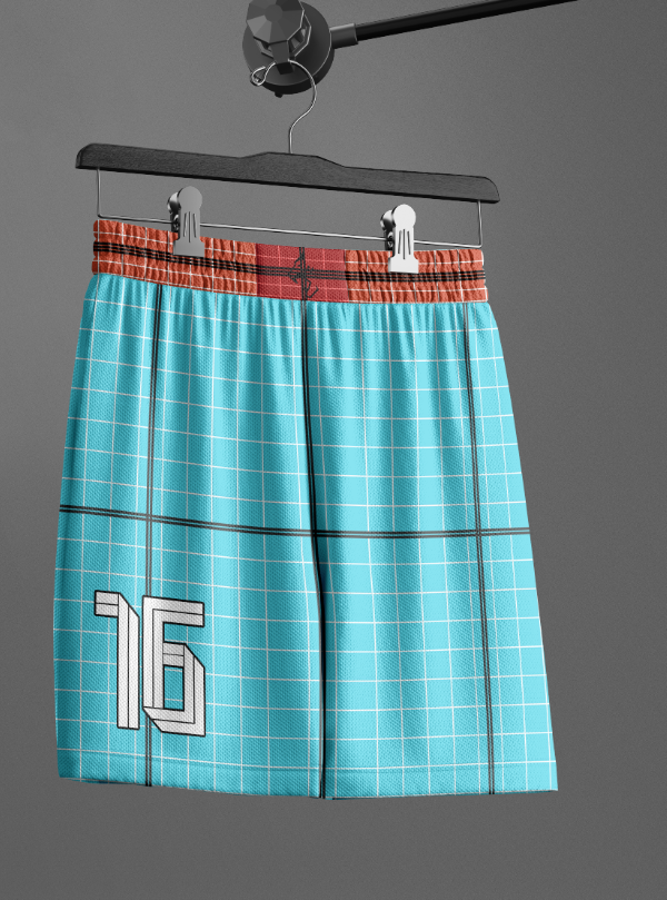 Basketball Jersey Mockup With Shorts | PSD editable