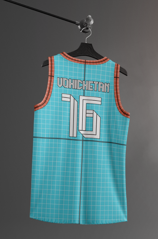 Basketball Jersey Mockup With Shorts | PSD editable