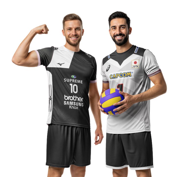 Best Volleyball Jersey Mockups Pack | Realistic Sportswear PSD 