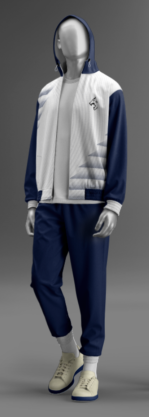 Tracksuit Mockup with Hoodie