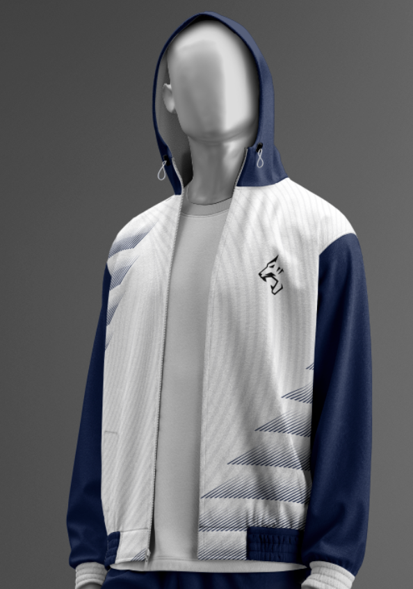 Tracksuit Mockup with Hoodie