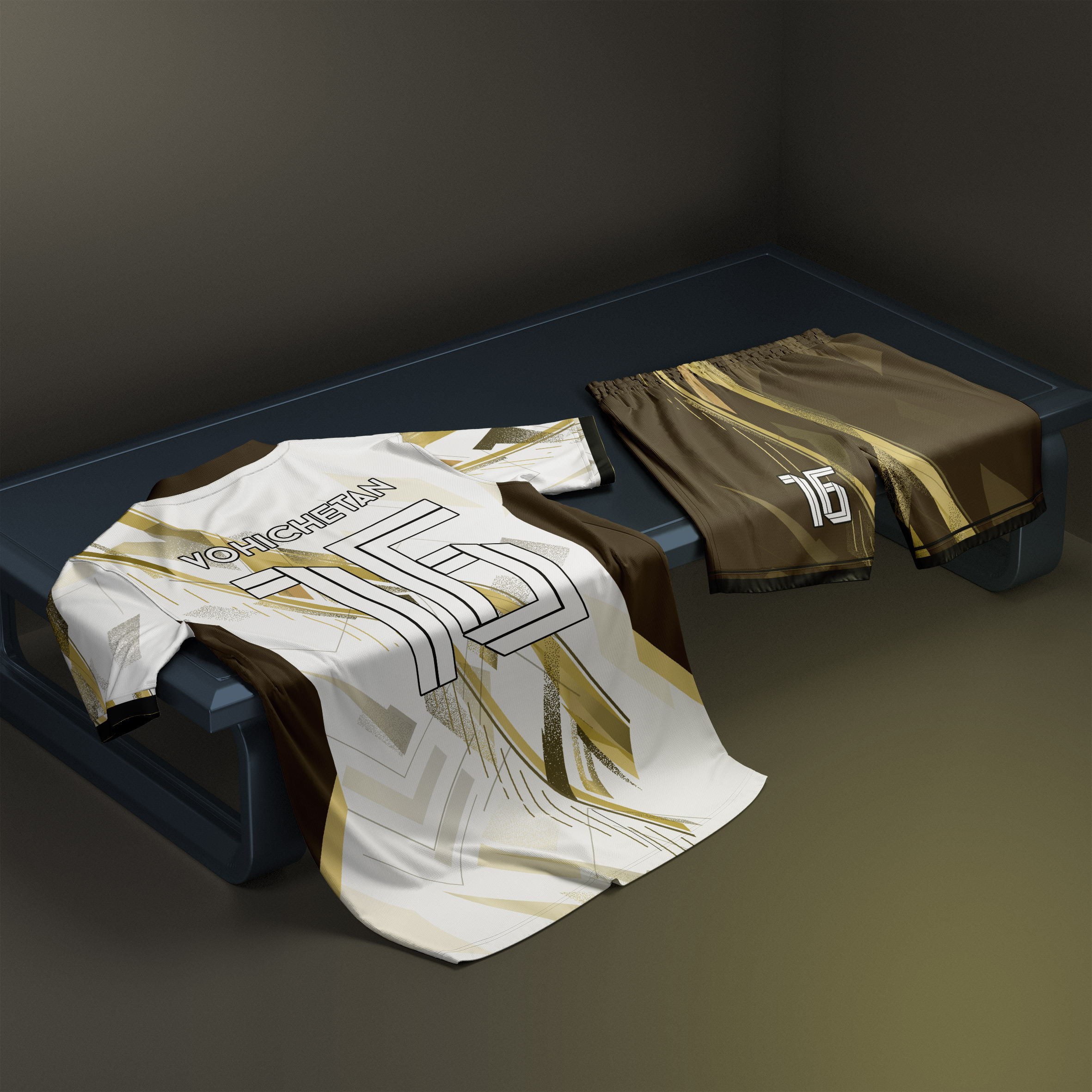 Premium Round Neck Jersey Mockup High Quality Sportswear PSD