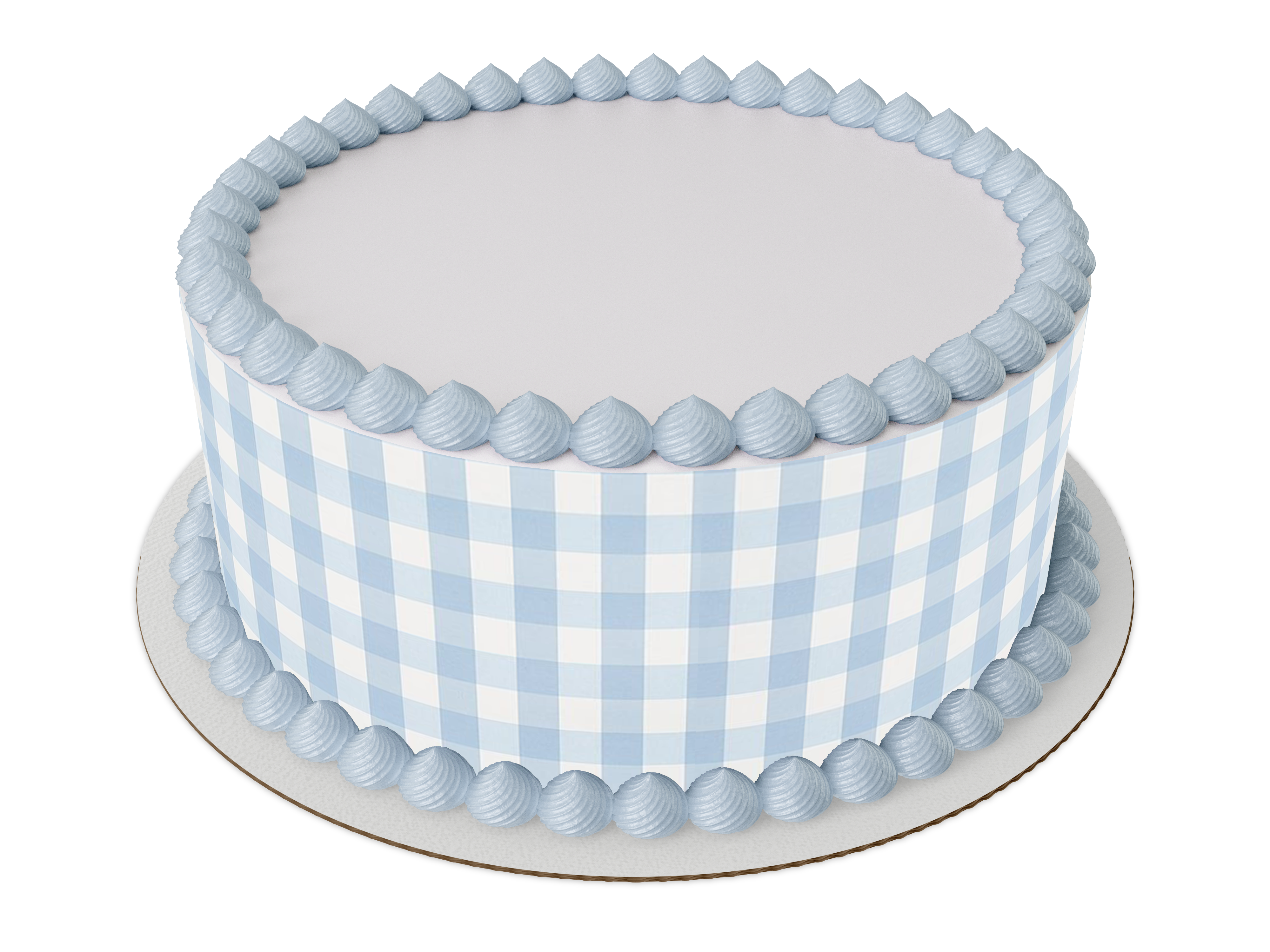 Blue, Pink, Sage green Gingham edible print, Gingham edible print: 