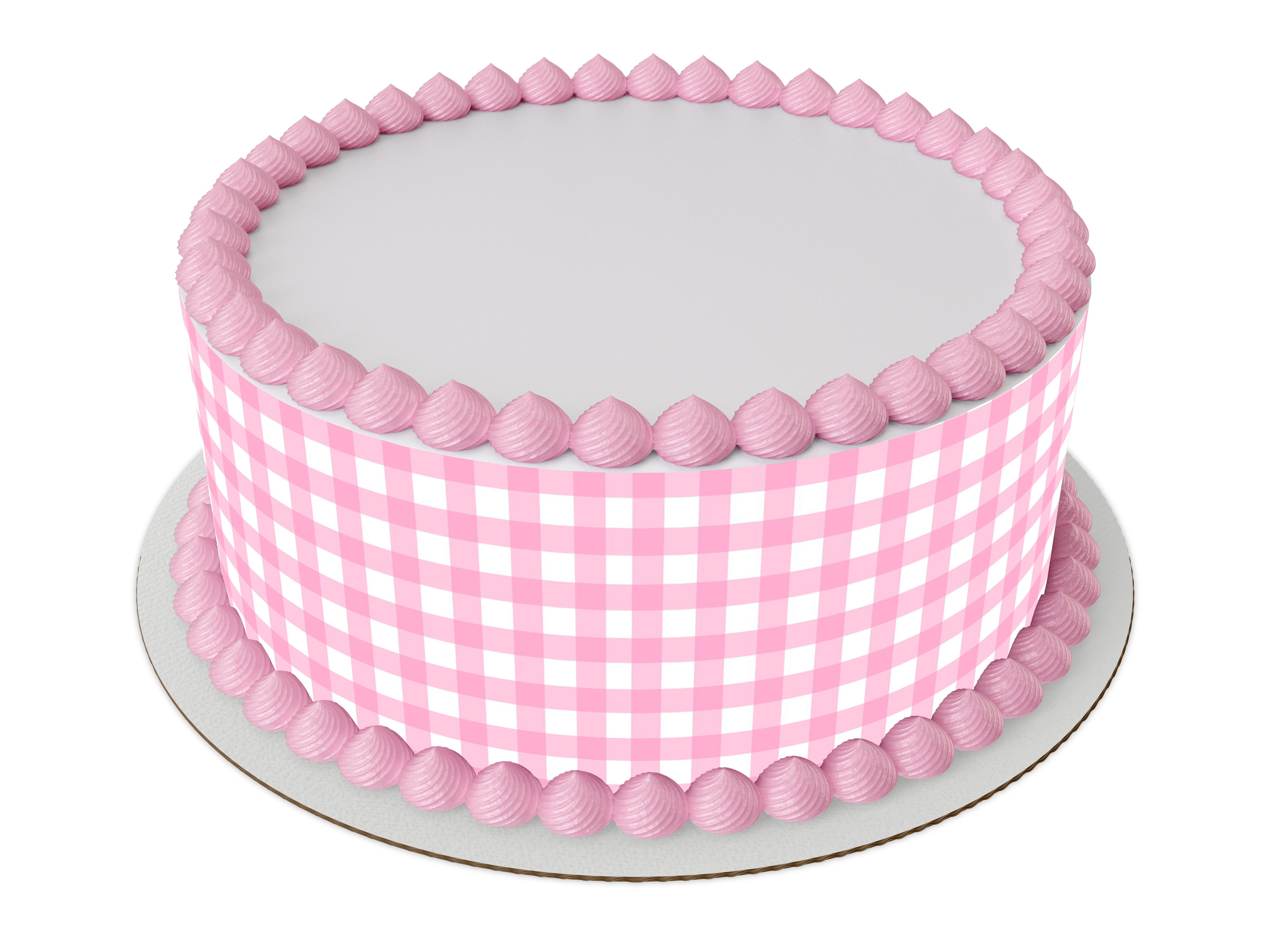Blue, Pink, Sage green Gingham edible print, Gingham edible print: 