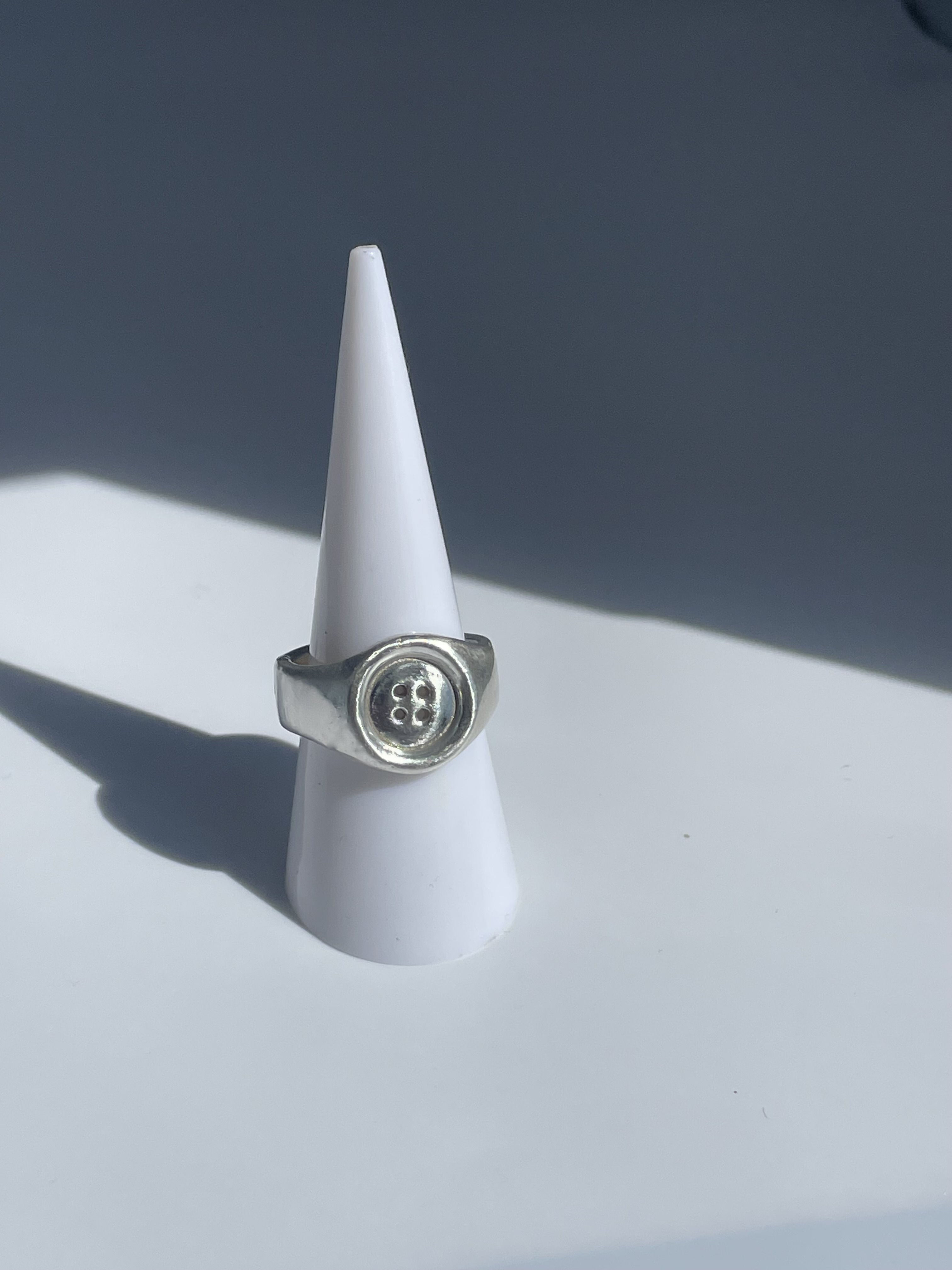 Holey Mary Button Ring 001