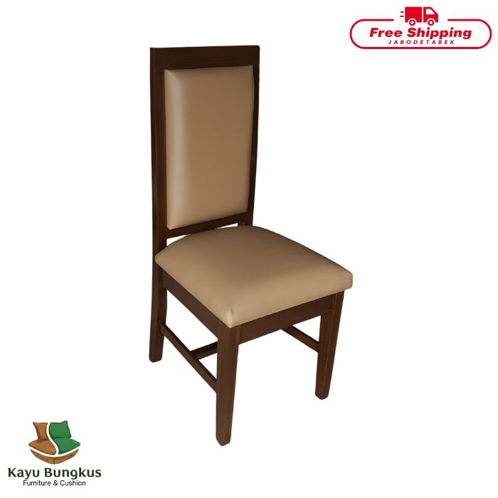 Kursi Makan Kayu Paten Sandaran Busa