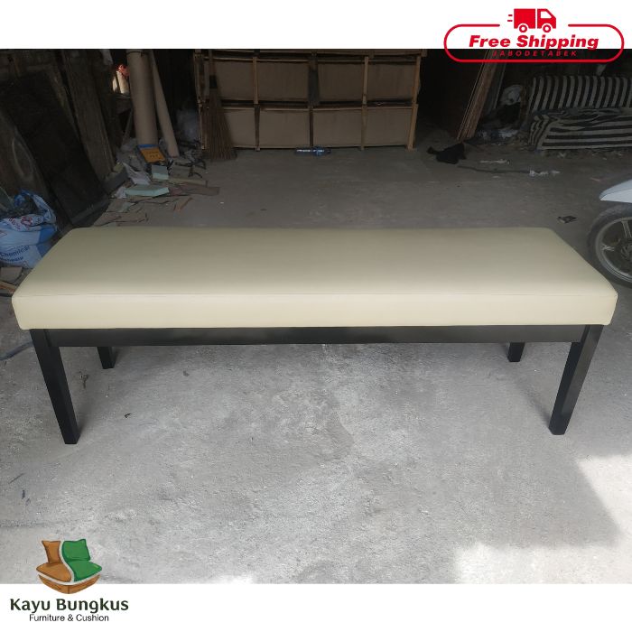 Sofa Bench Kayu Bungkus Jok Paten Polos Melamin