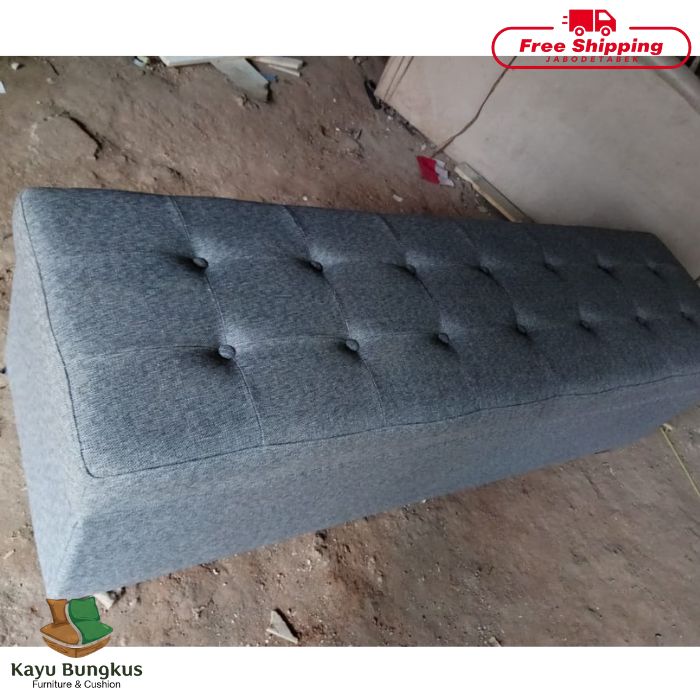 Bench Bungkus Storage Model Dudukan Kancing Dua Baris 