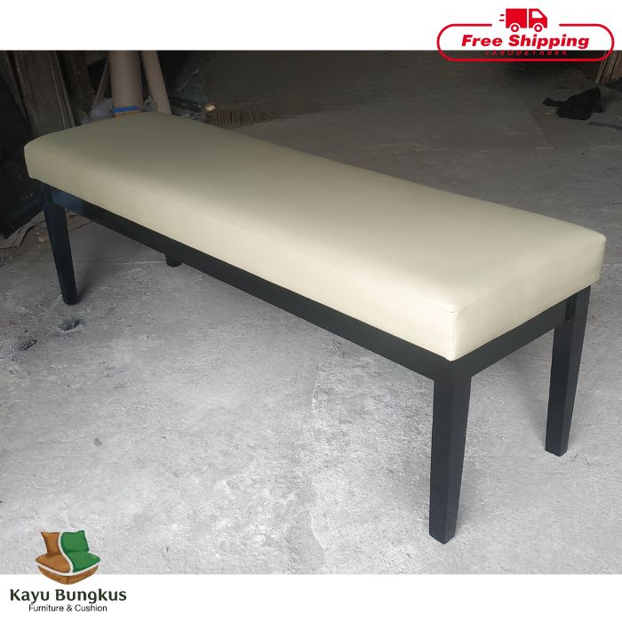Sofa Bench Kayu Bungkus Jok Paten Polos Melamin
