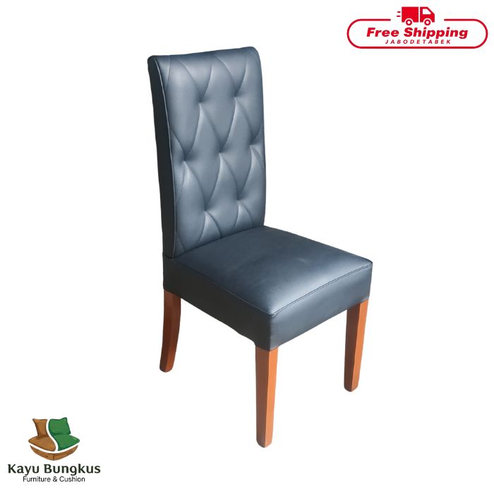 Kursi Makan Kayu Bungkus Jahit Wajik Melamin