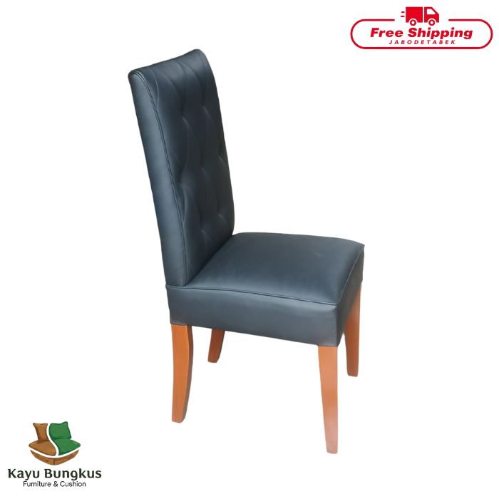 Kursi Makan Kayu Bungkus Jahit Wajik Melamin