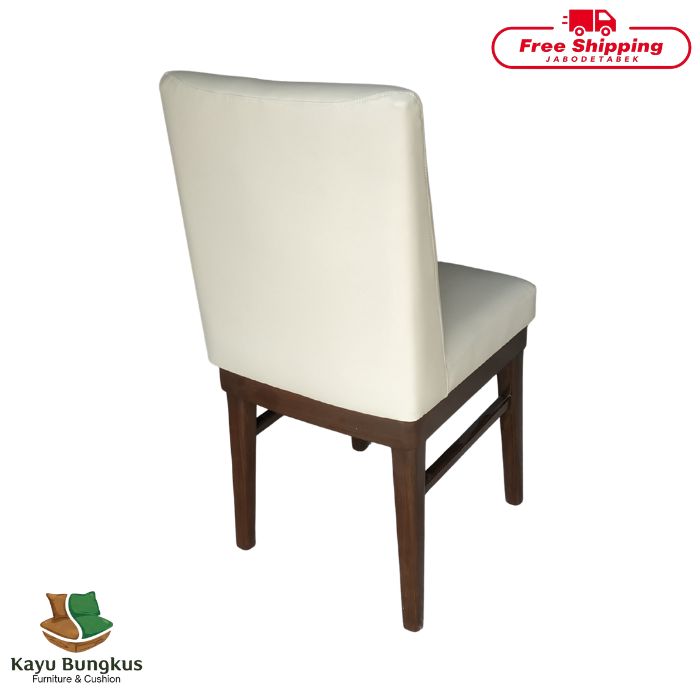 Kursi Makan Kayu Bungkus Upholster