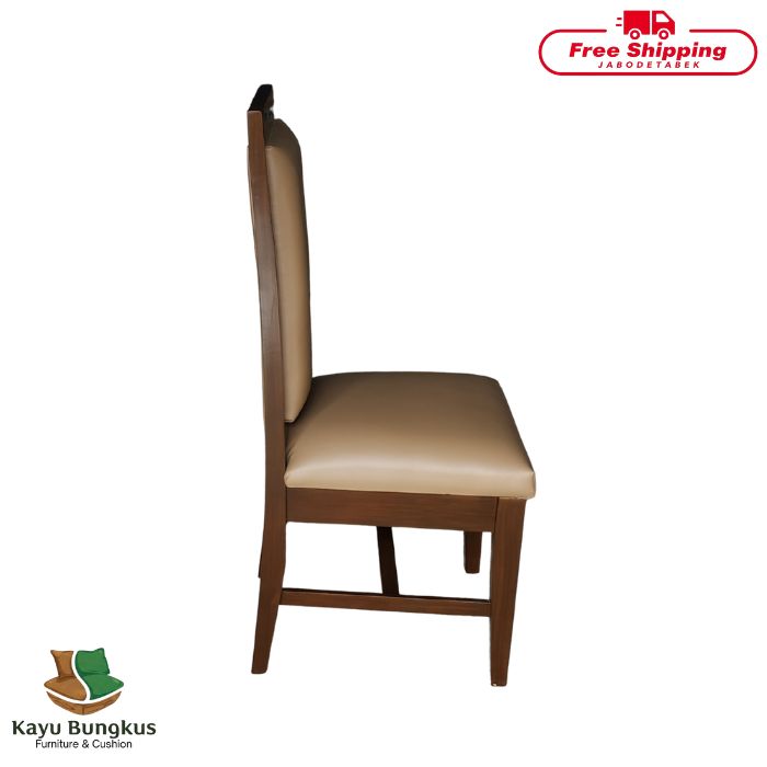 Kursi Makan Kayu Paten Sandaran Busa
