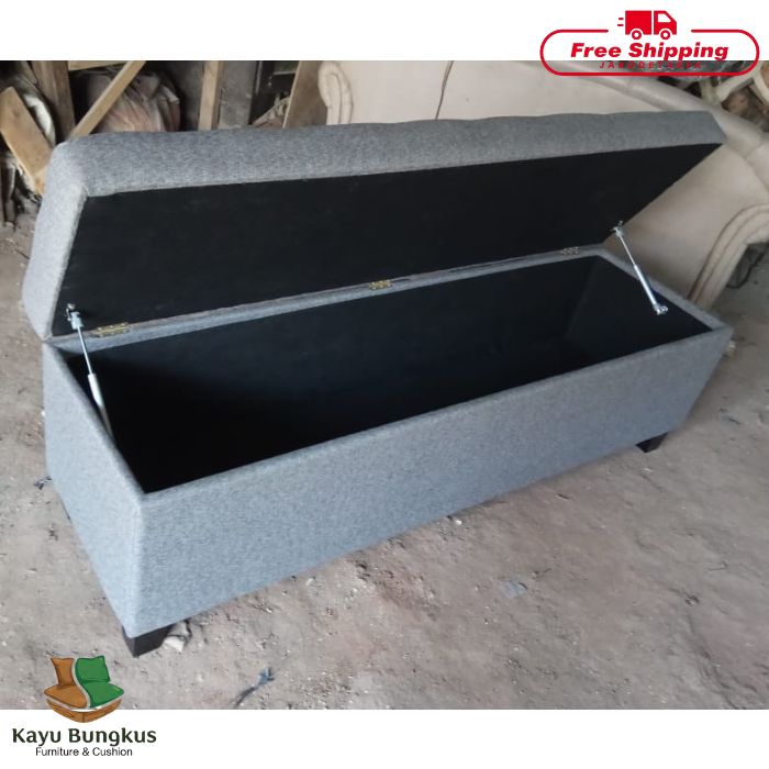 Bench Bungkus Storage Model Dudukan Kancing Dua Baris 