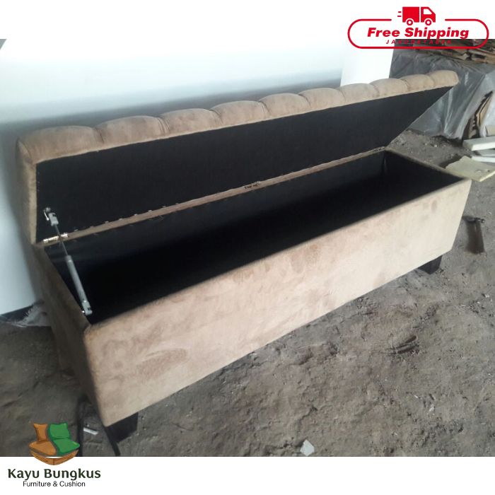 Sofa Bench Bungkus Storage Model Dudukan Smoke Wajik