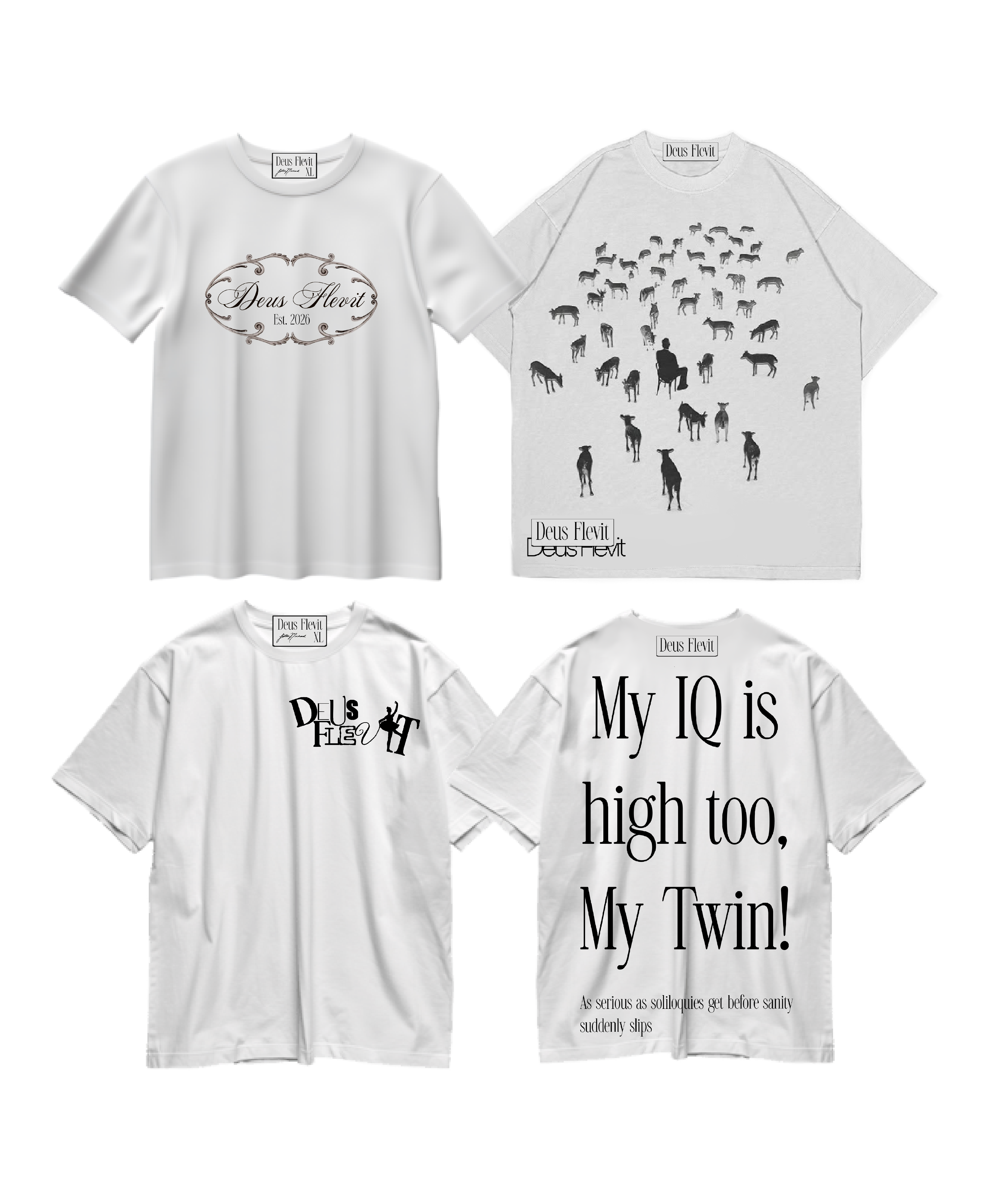 Deus Flevit Luxury Supply Seal Shirt 100% Cotton