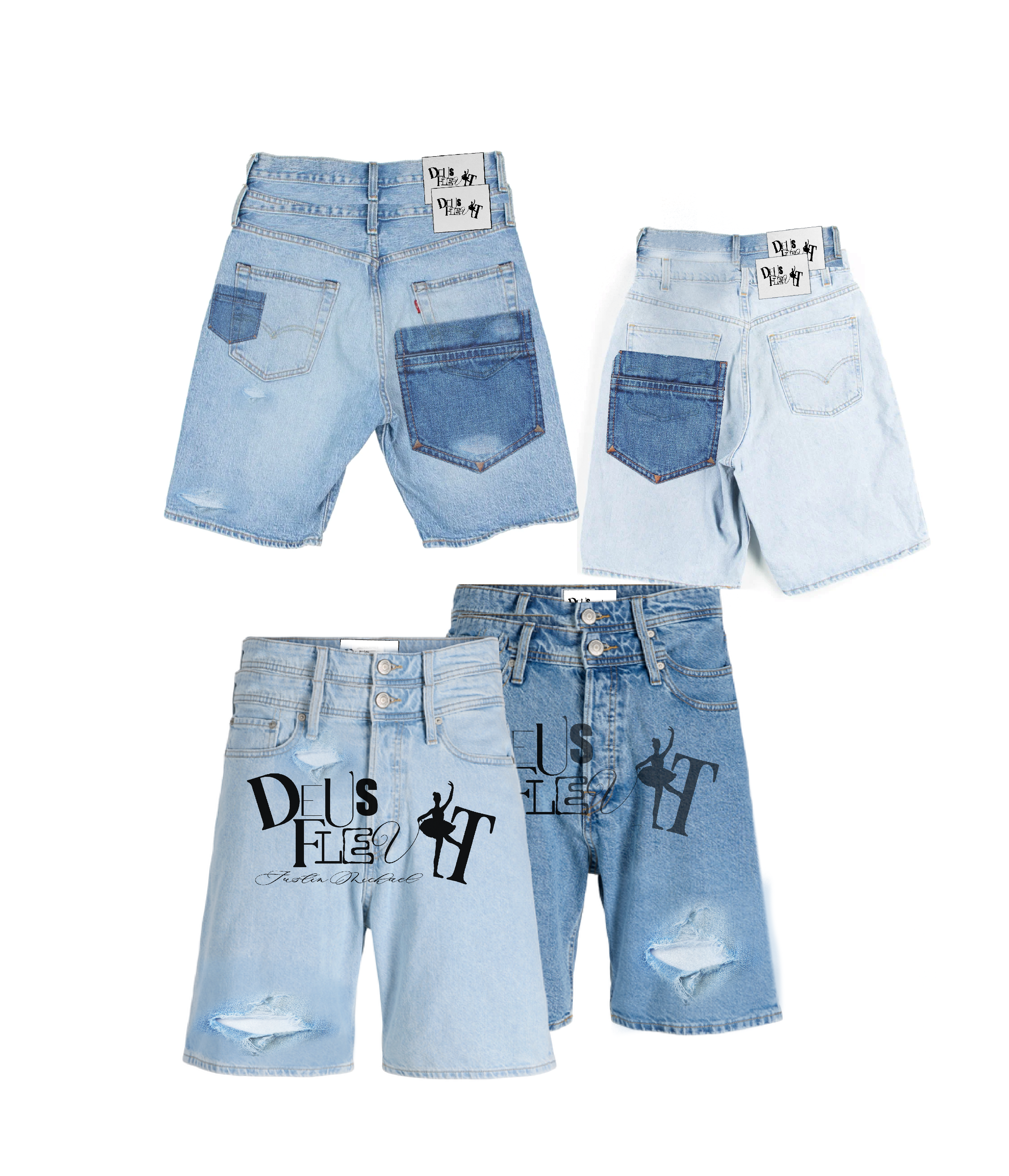 Double Waistline Jort