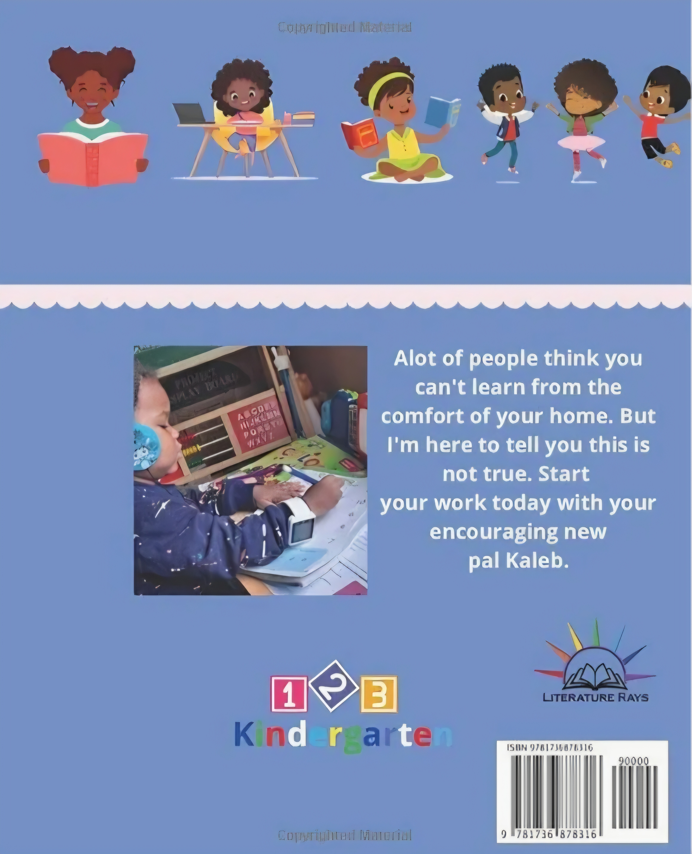 Home School with Kaleb Math & English Activity Book