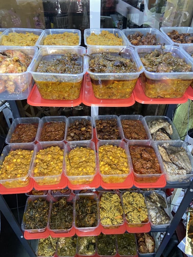 Assorted Nigerian Home-Cooked Meals