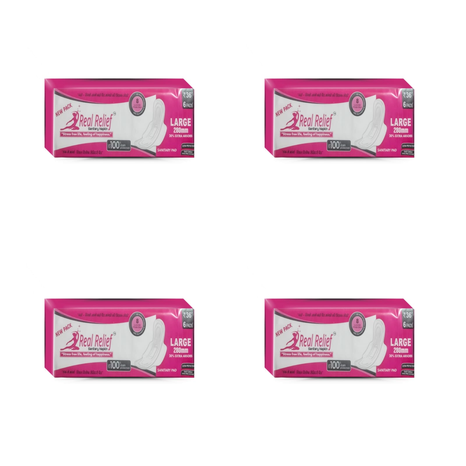 Real Relief Large Cotton Pads