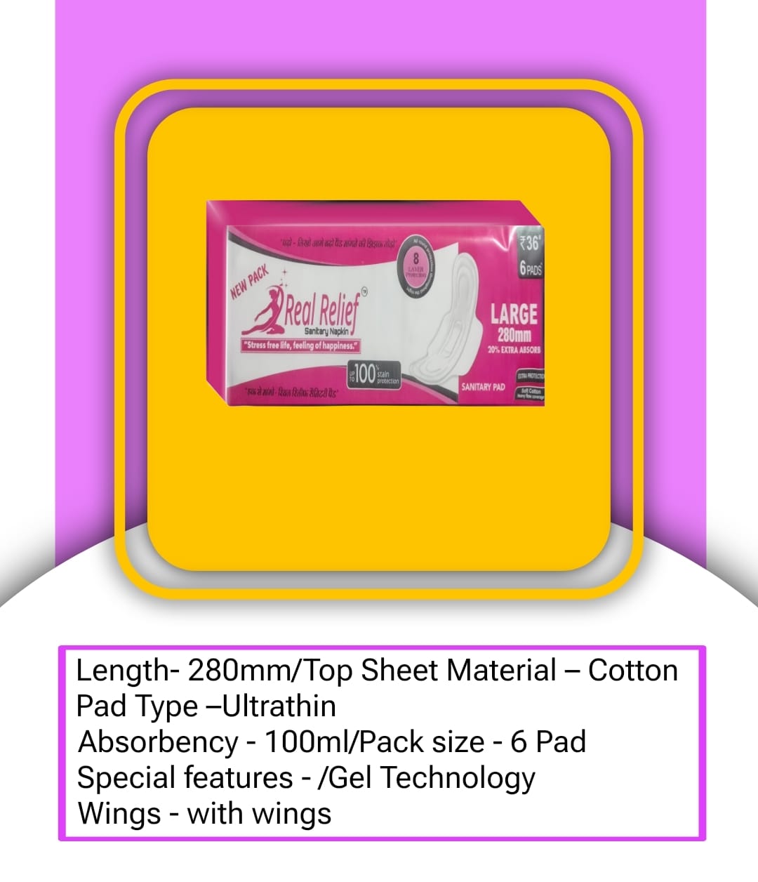 Realrelief (Ultrathin Sanitary Pads)