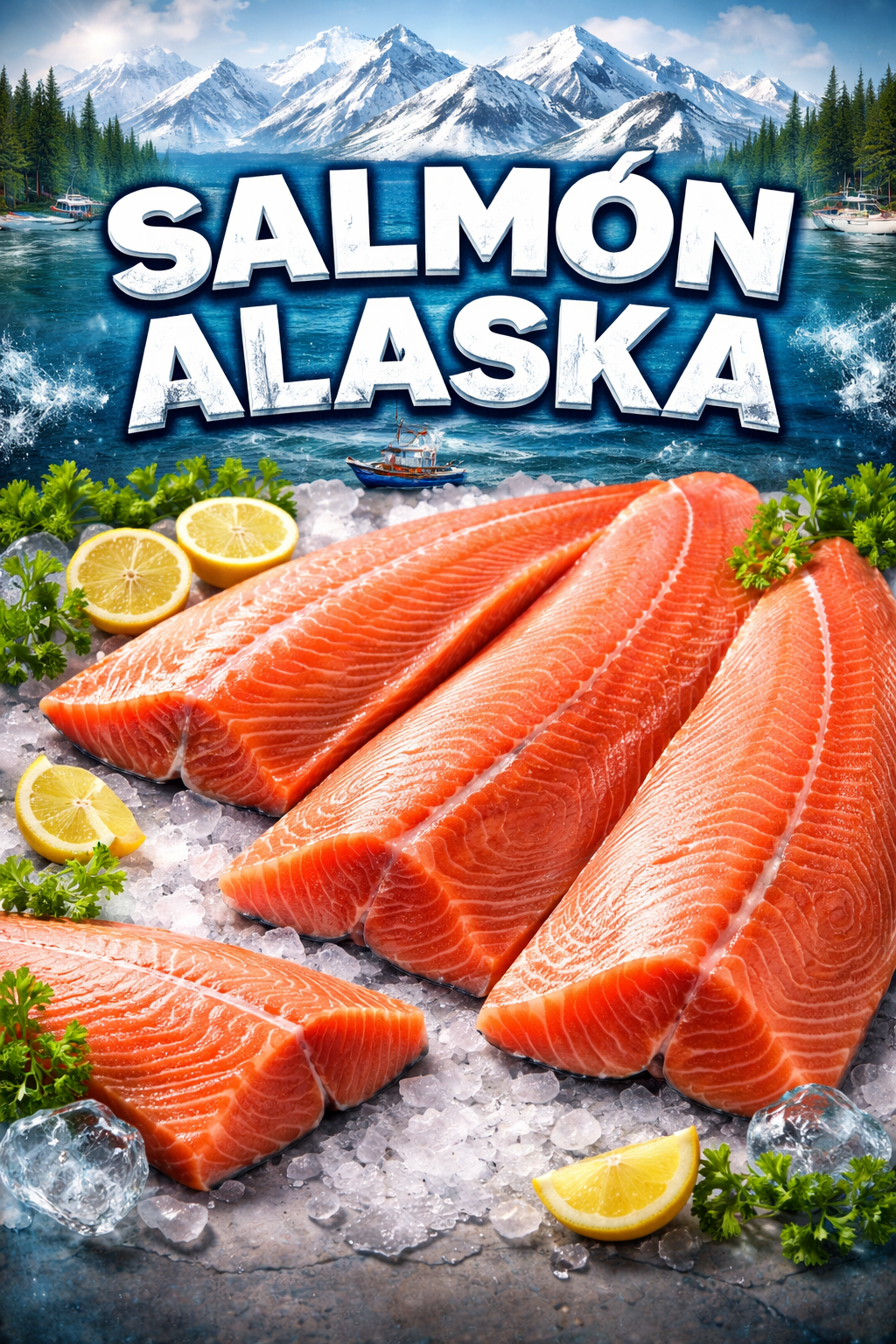 Filetes de Salmón de Alaska