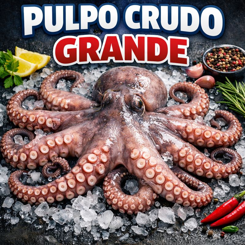 Pulpo Crudo Grande