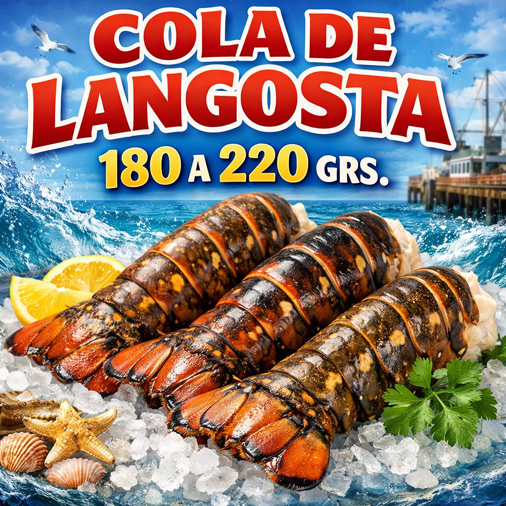 Cola de Langosta 180 a 220 gramos