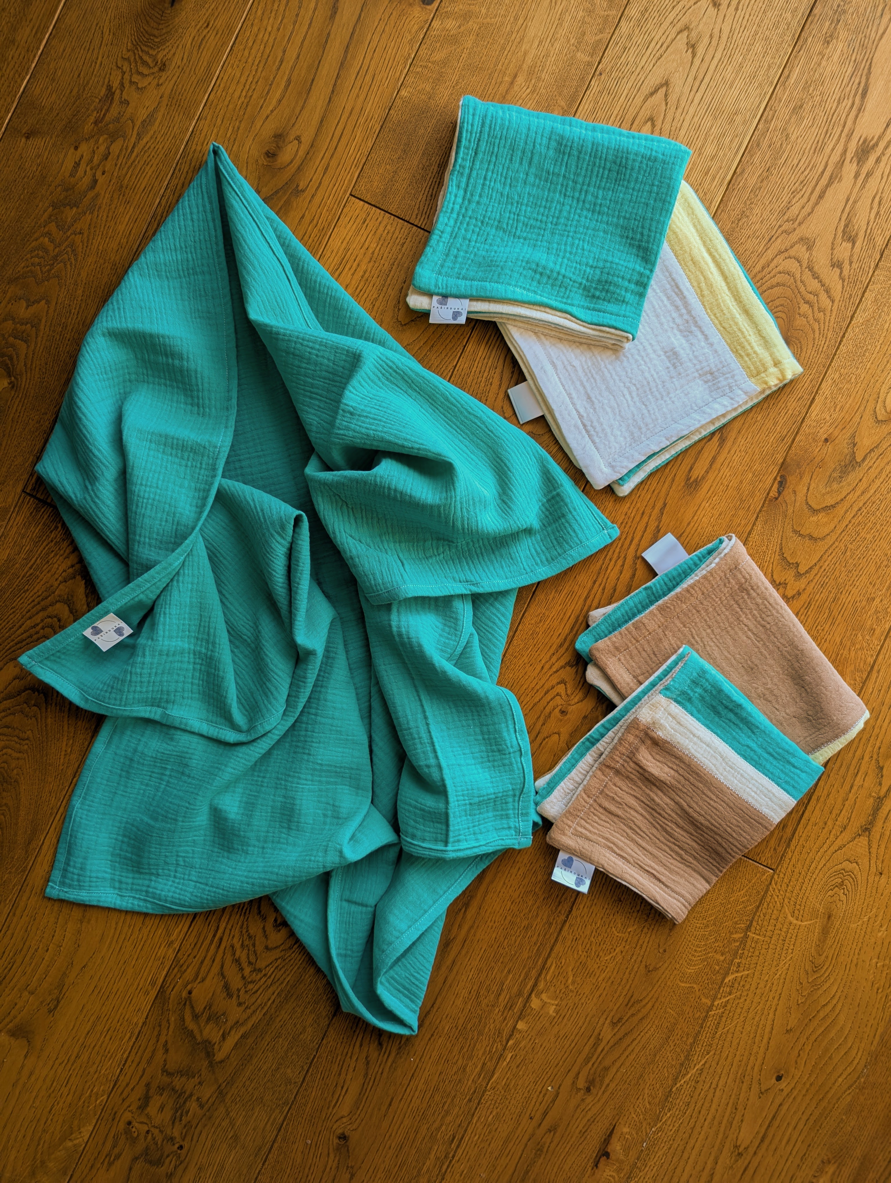 Muslino rinkinys Spalvotas 01