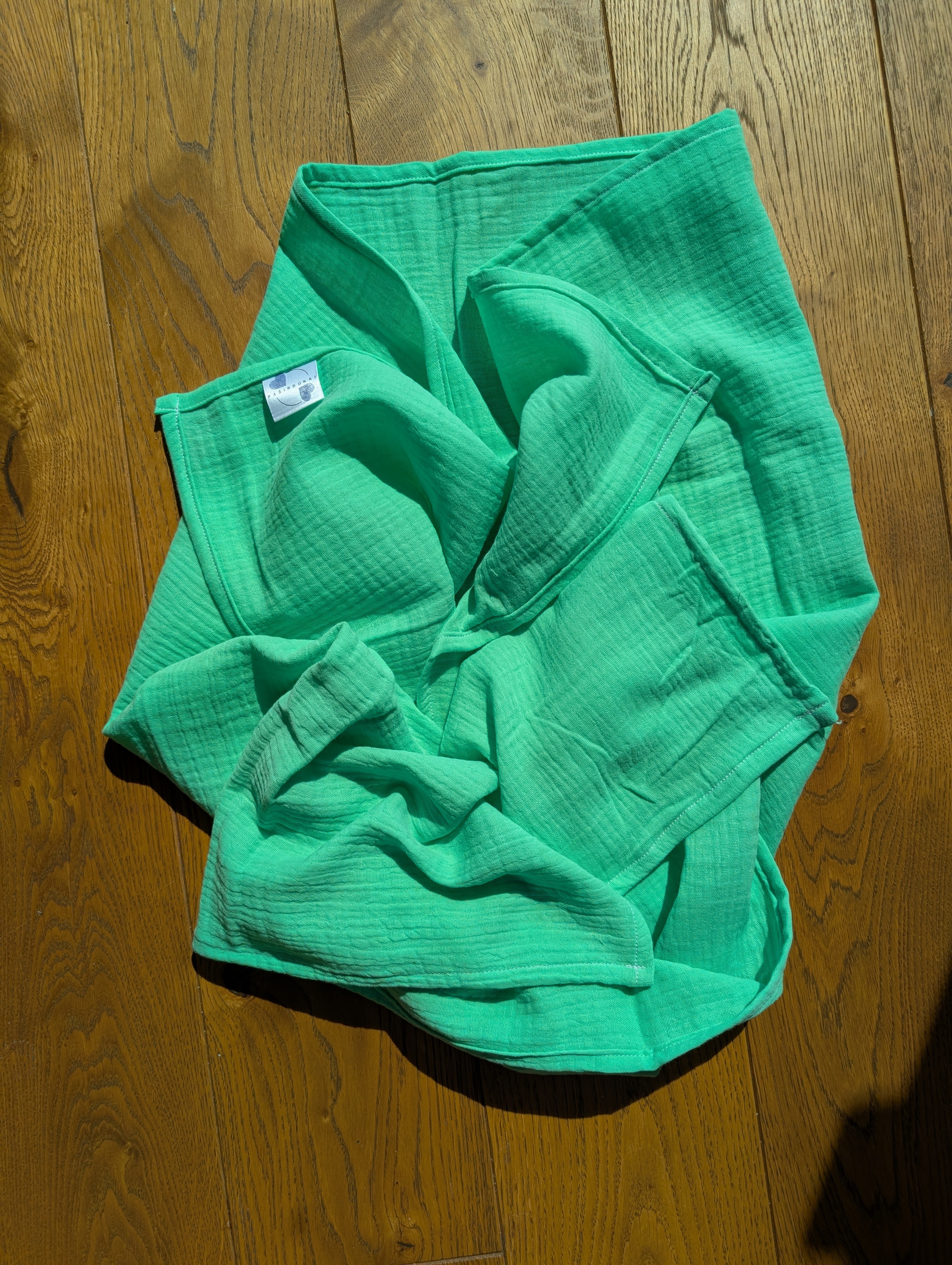 Didelis muslino merliukas - Gaivi žalia