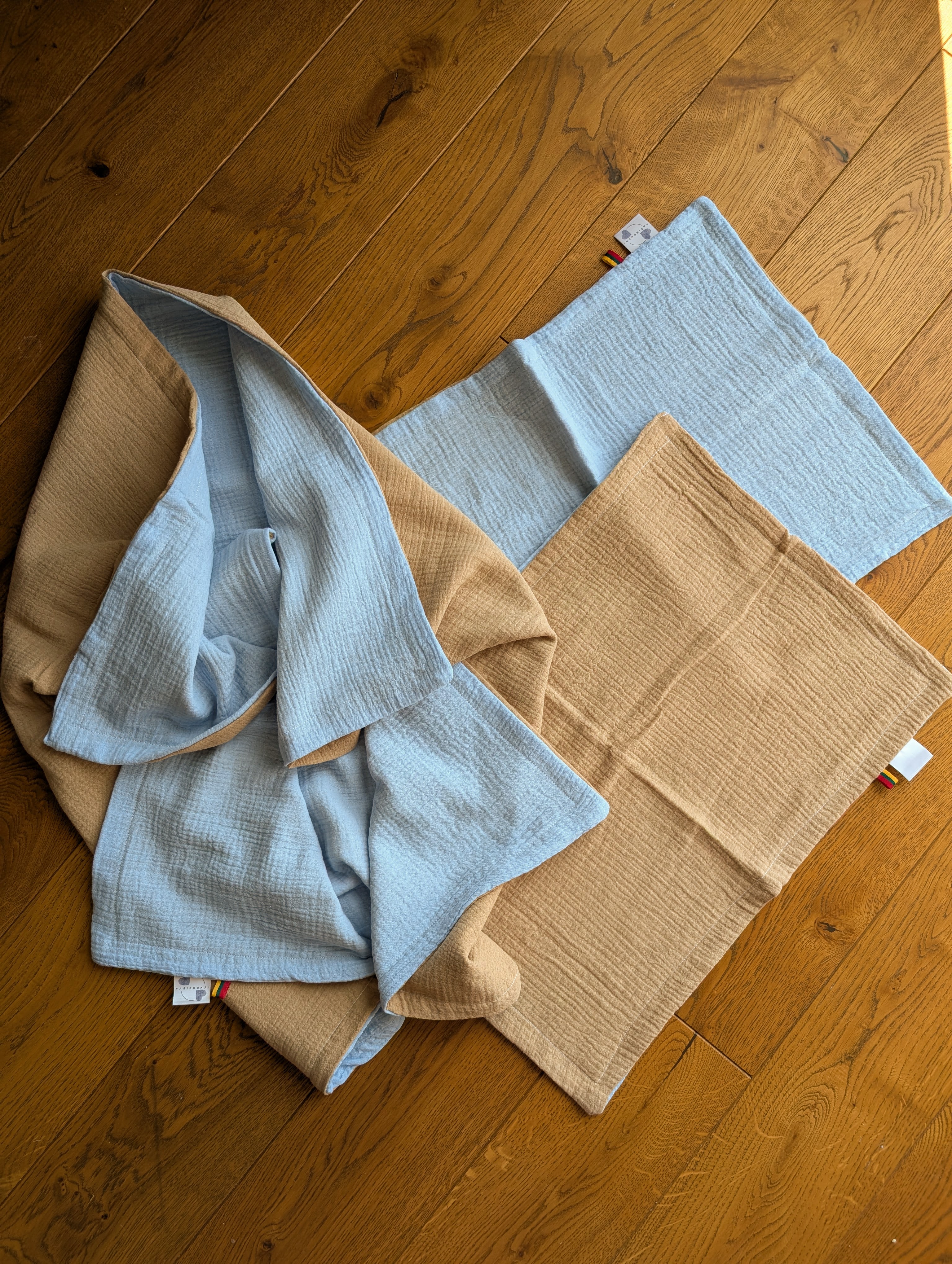 Muslino rinkinys Camel-Žydra - Kopa