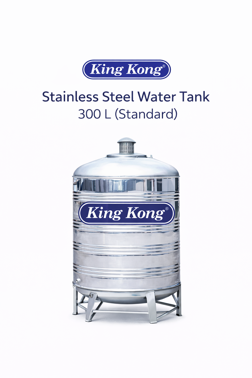 King Kong Stainless Steel Water Tank 300L (Standard)
