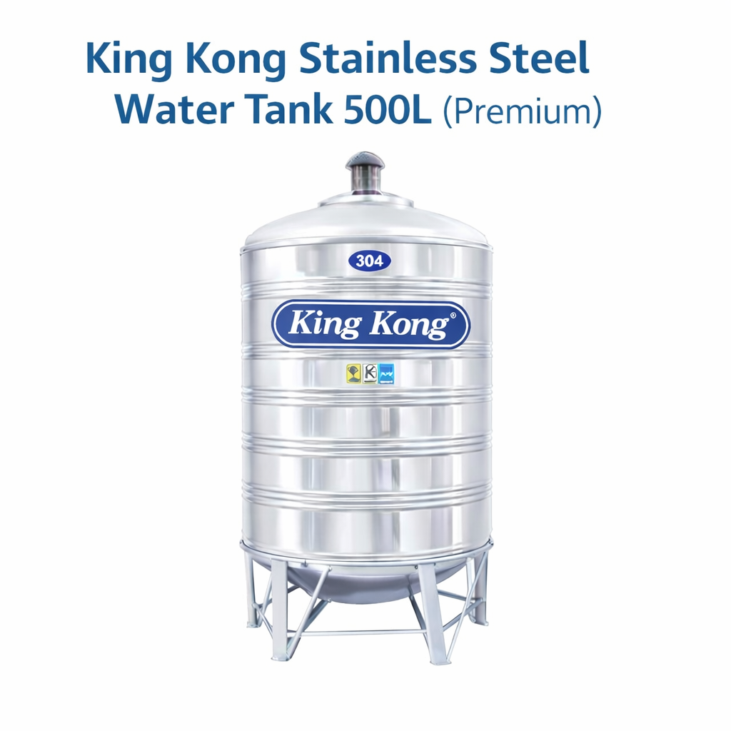 King Kong 500L stainless Steel Water Tank (Premium)