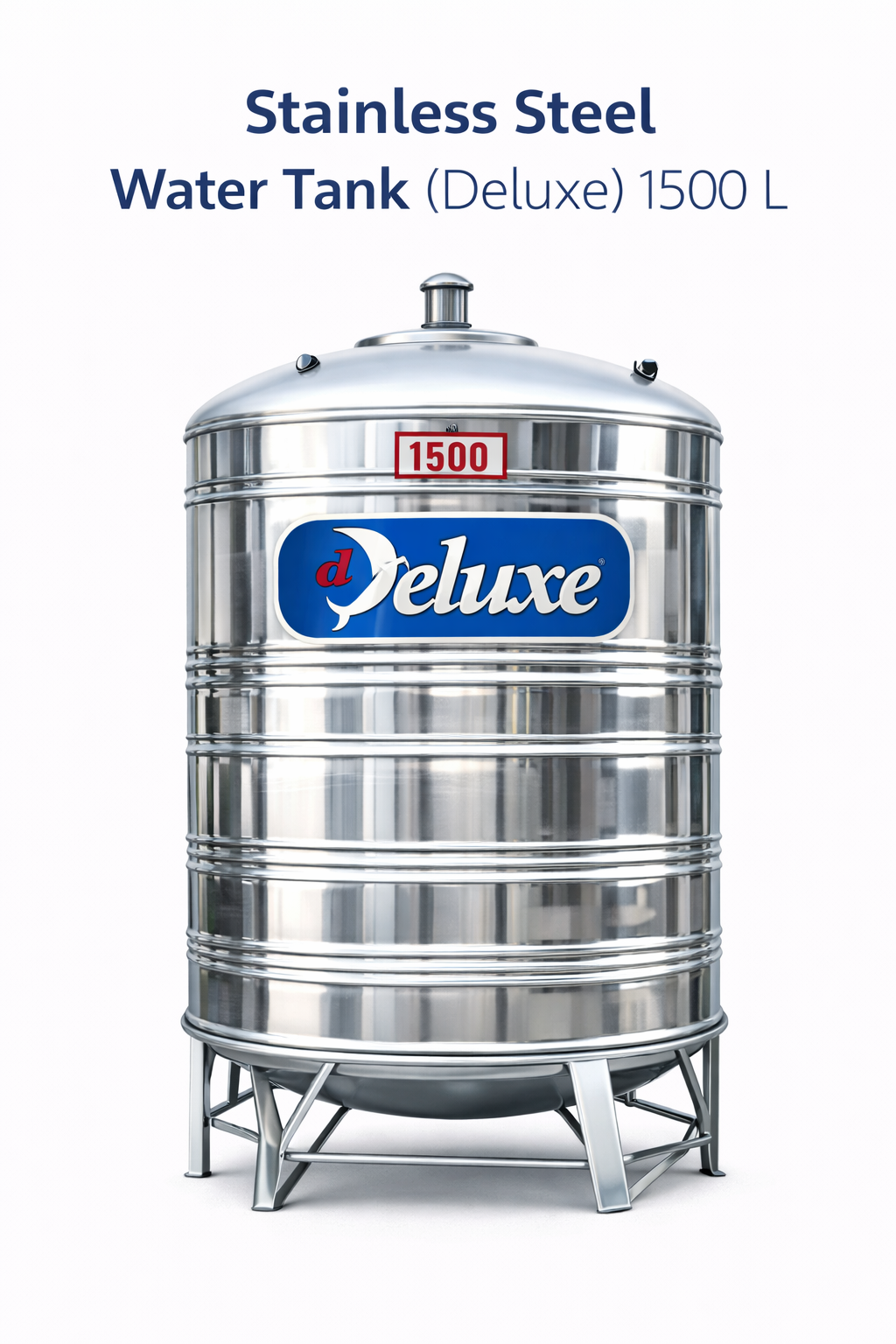 Stainless Steel Water Tank (Deluxe) 1500 L