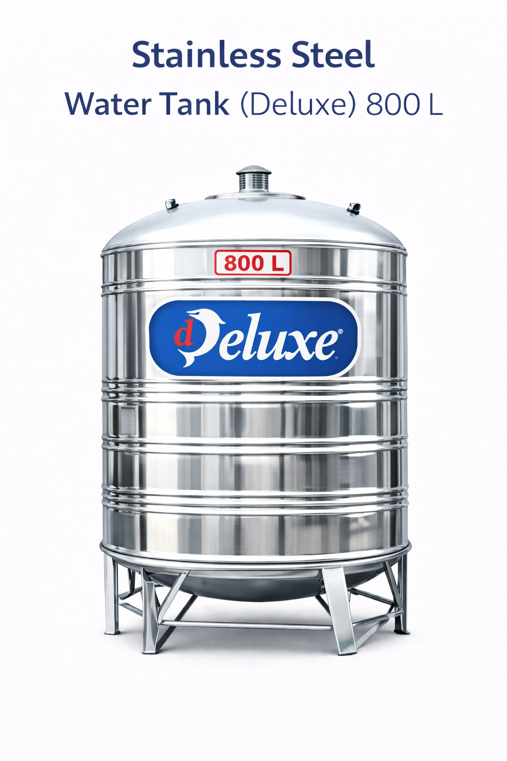 Stainless Steel Water Tank (Deluxe) 800 L