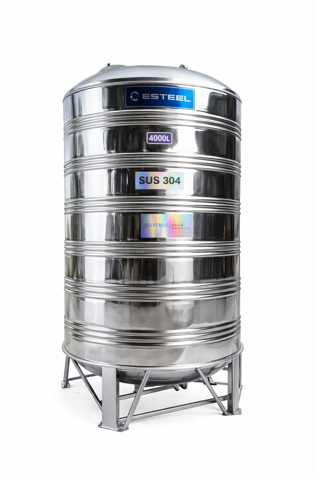 Esteel Water Storage – 4000L Vertical (SUS 304)