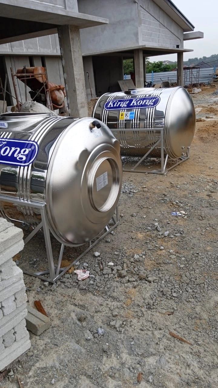 King Kong Stainless Steel Water Tank Horizontal (1000 L)