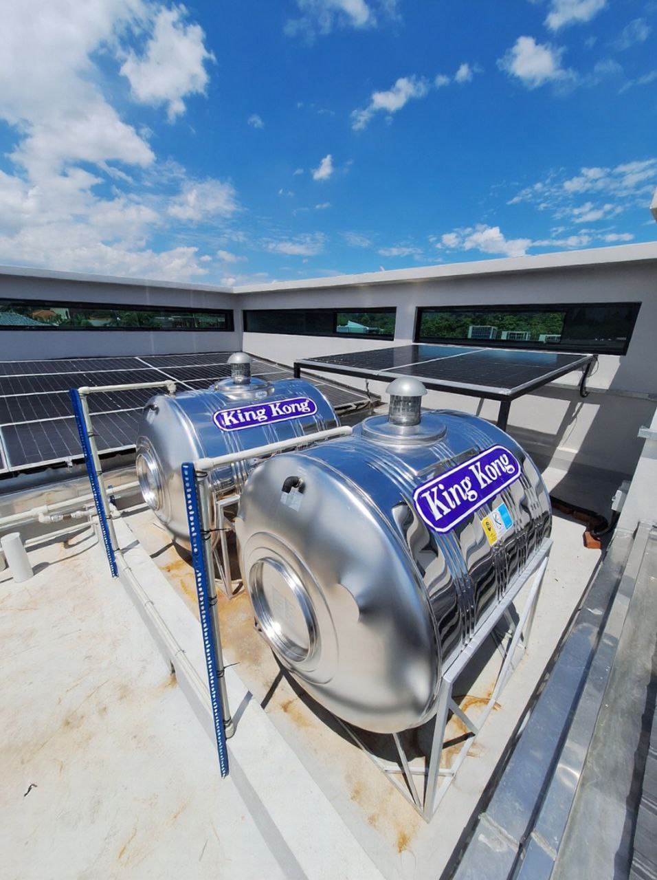 King Kong Stainless Steel Water Tank Horizontal (1500 L)