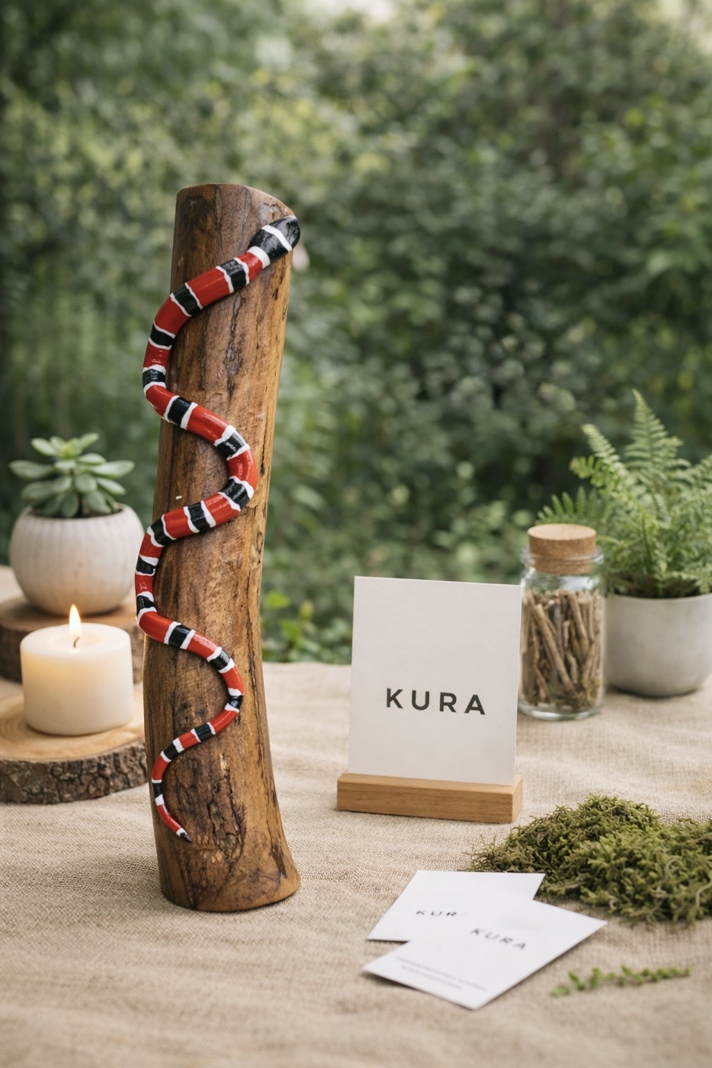 Escultura Cobra Coral 