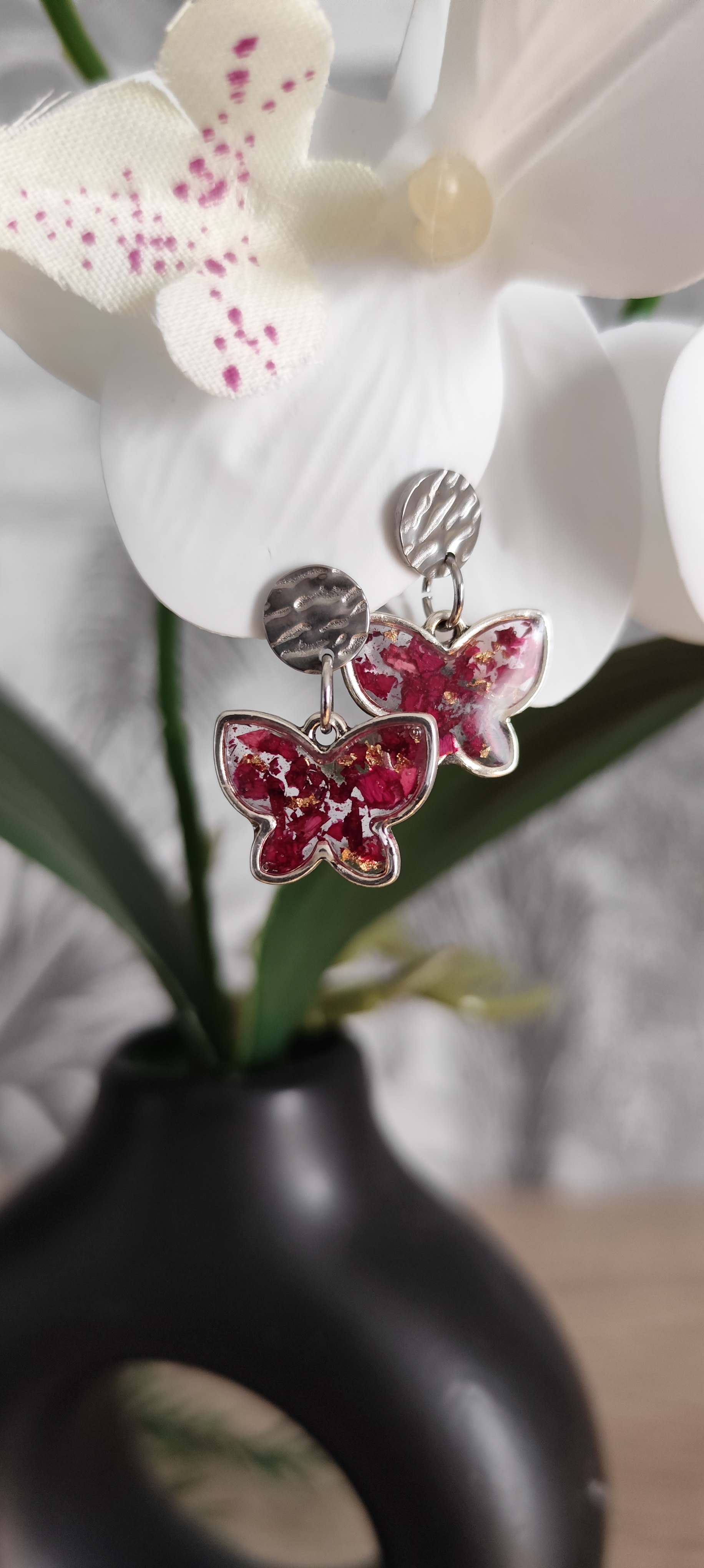 Boucles d'oreilles Papillon