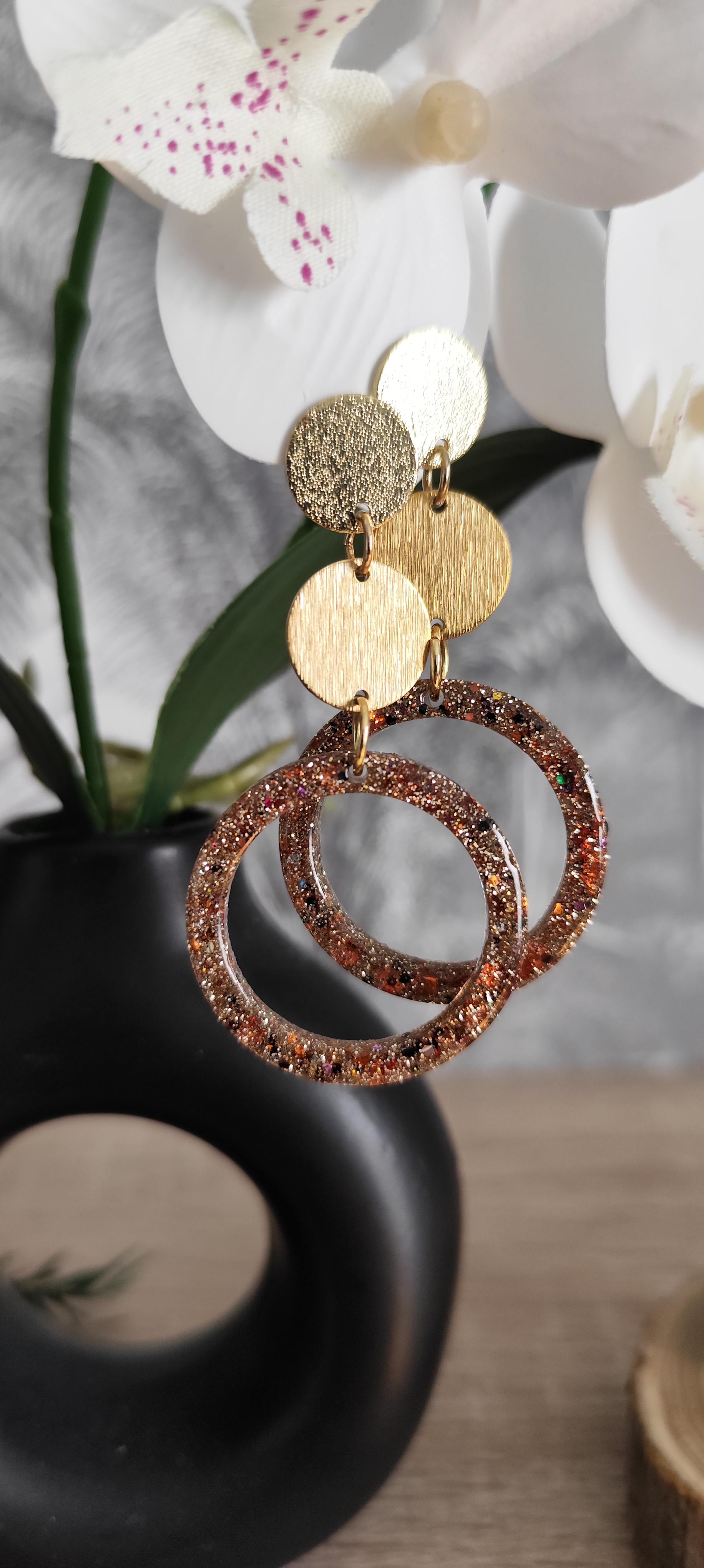 Boucles d’oreilles Cercle Doré