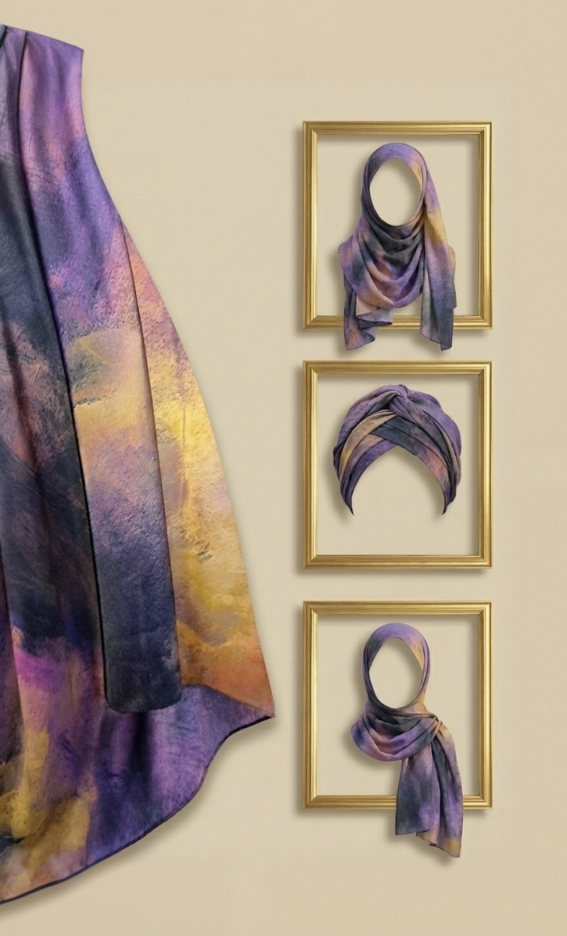 Multicolor Gradient Hijab