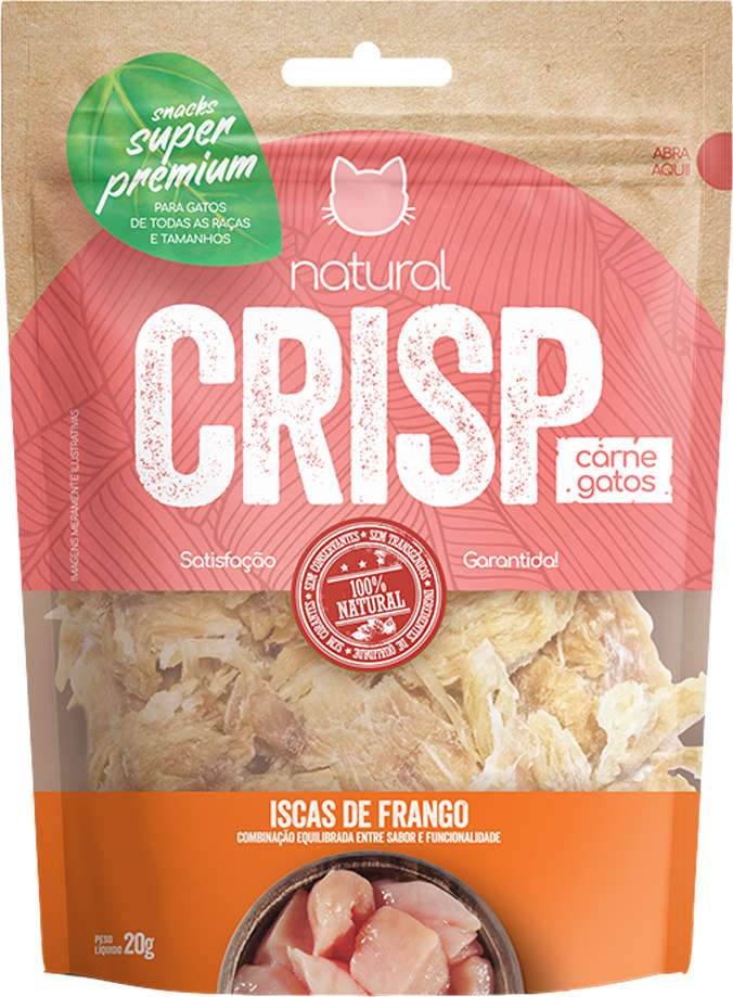 Crisp carne para gatos