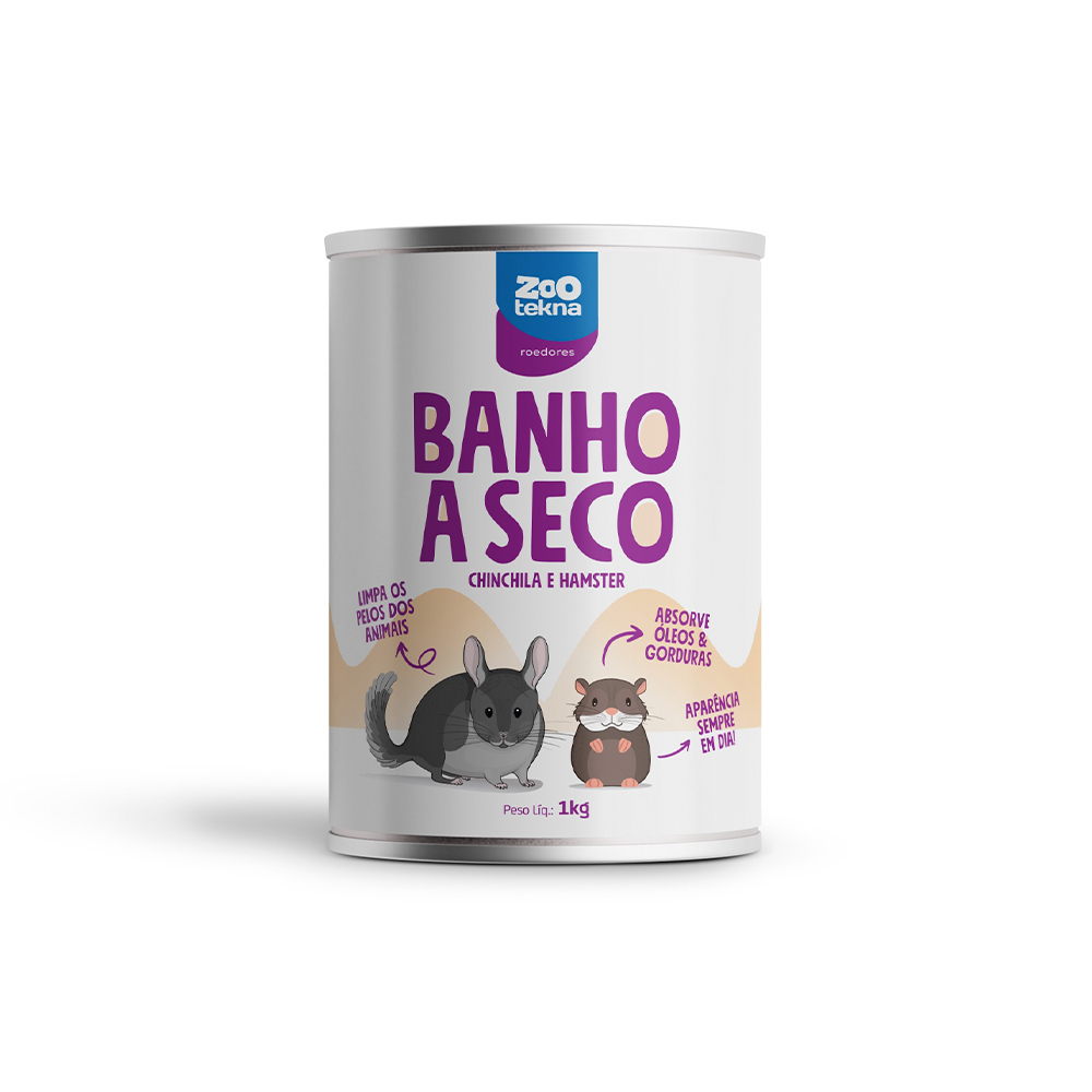 Pó Banho a Seco Zootekna Roedores