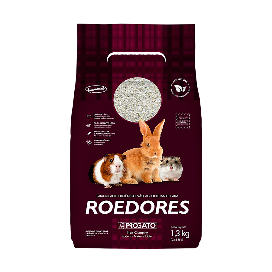 Granulado Higiênico para Roedores