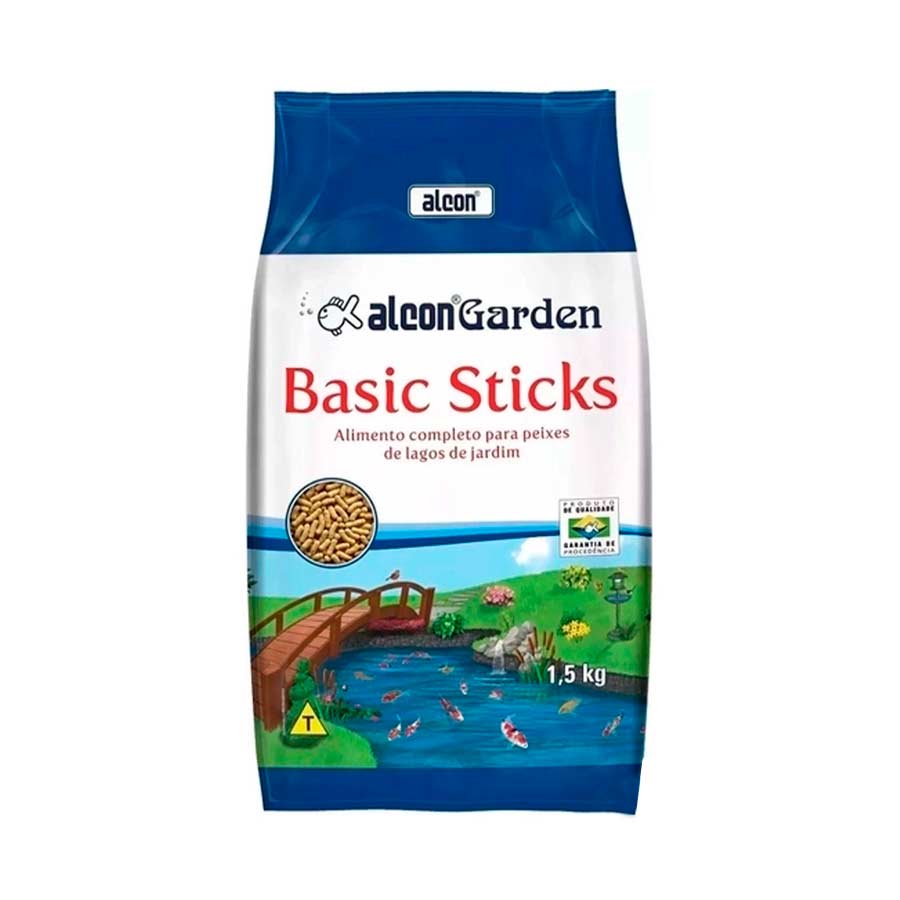 Alimento Alcon Garden Basic Sticks para Carpas - 1,5 kg