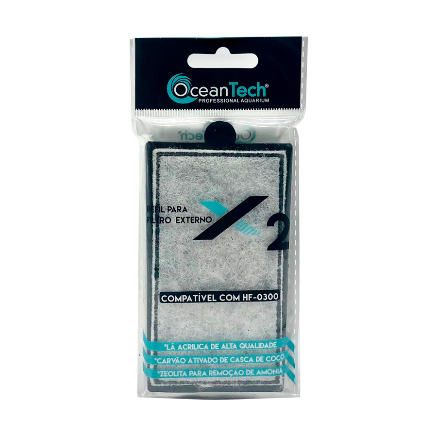 Refil de Filtro Externo HF0300 para Aquário Ocean Tech