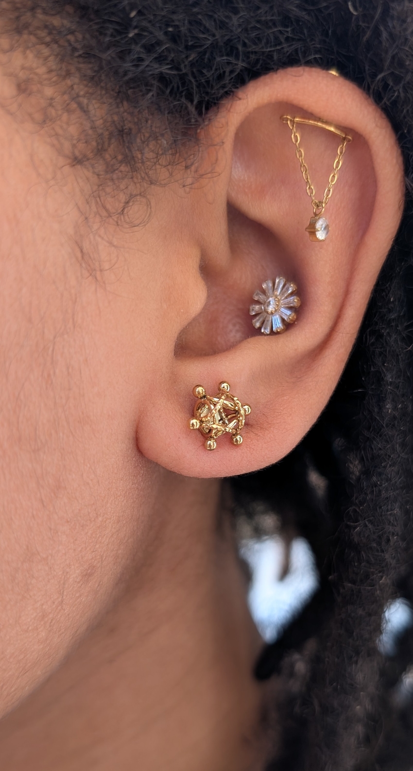 Boucles d'oreilles Cyclone