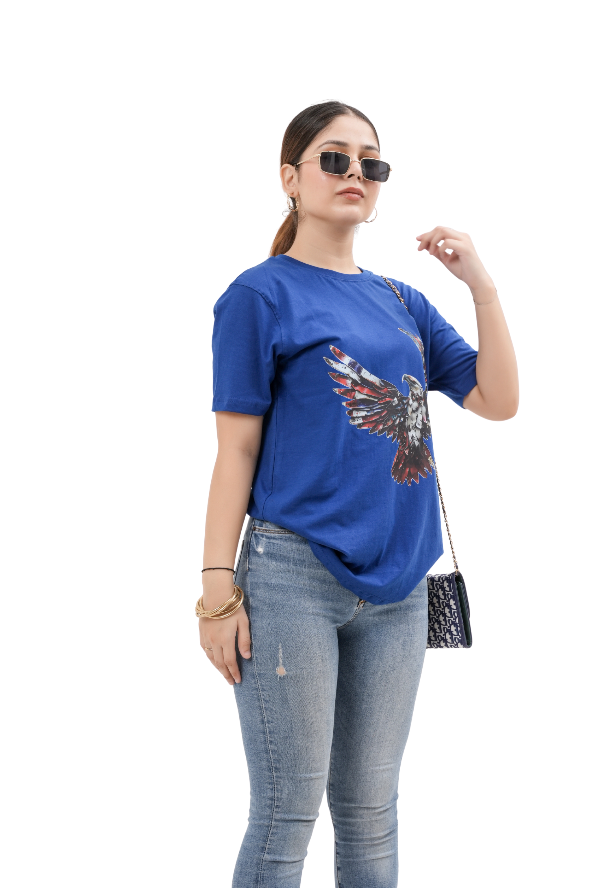 ALENTRA Women DTF High Quality pure cotton fashion t-shirts 