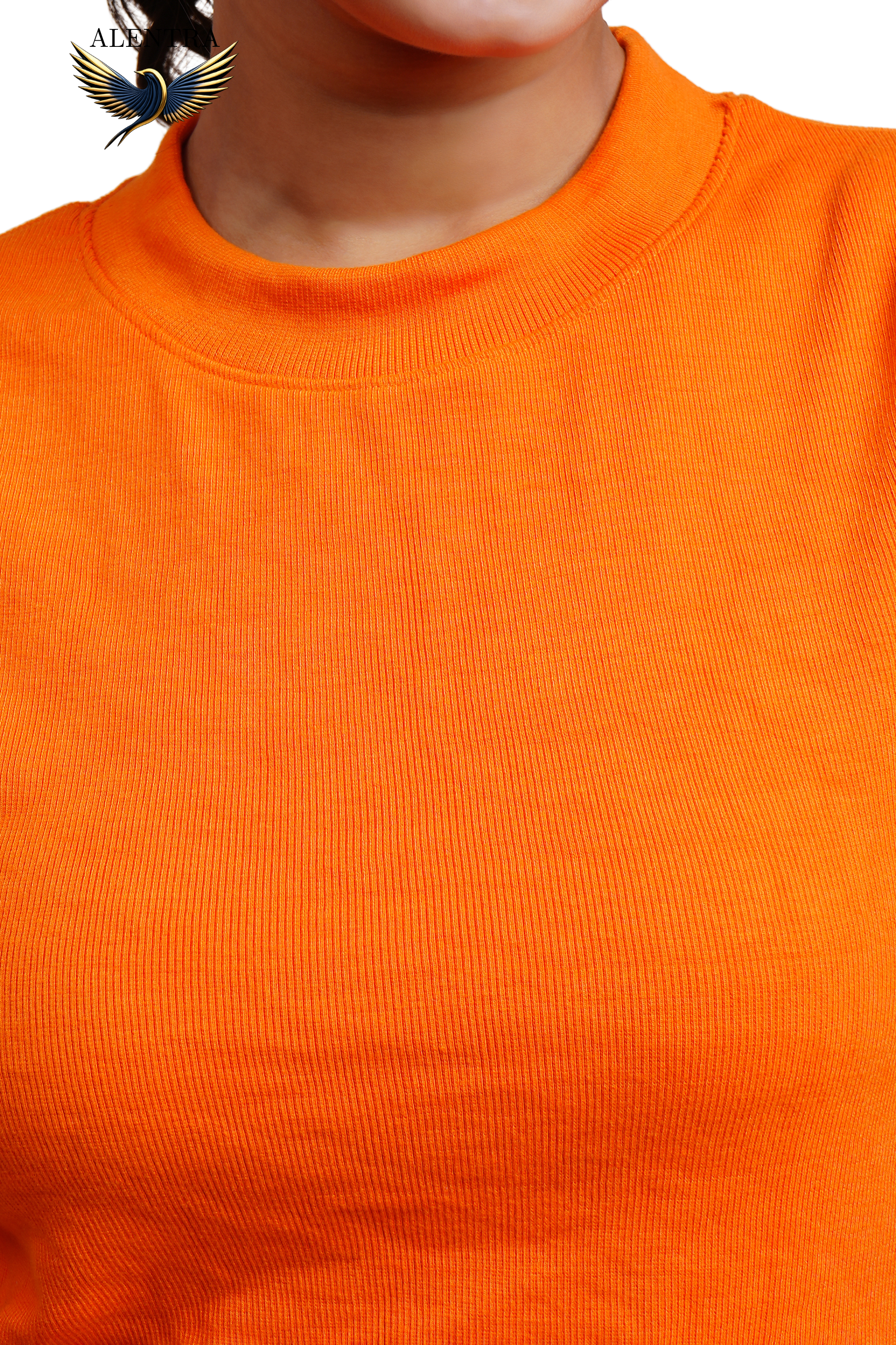 Orange Sleeveless Cotton Top